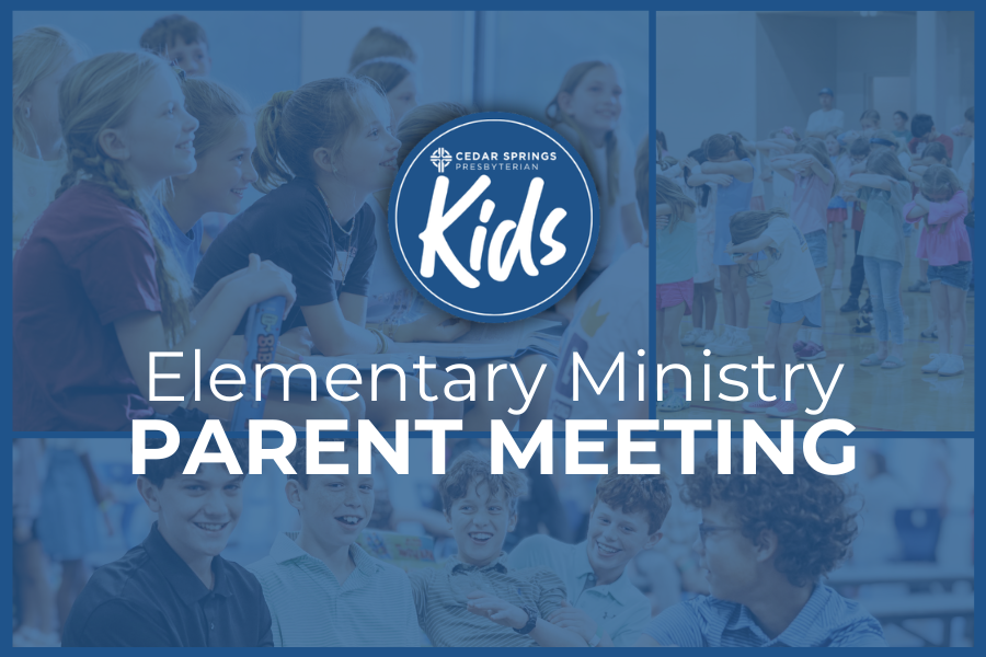 Elementary Parent Meeting Event Graphic