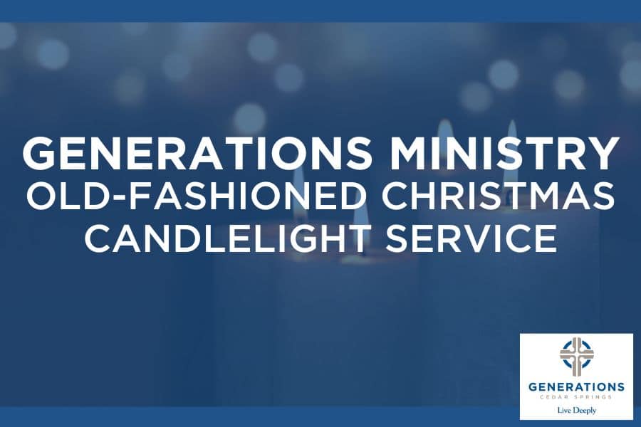 Candlelight Service Event Graphic