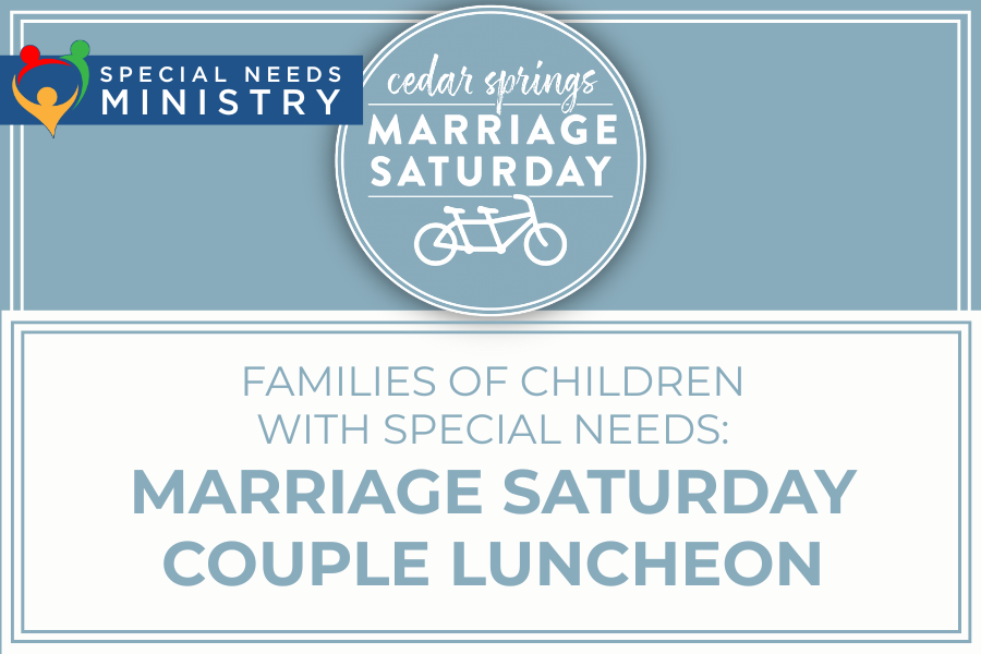 Couples Luncheon for Families of Children with Special Needs